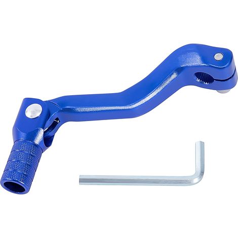 Klappbarer Alu-schalthebel Für Motorrad, Motocross, Atv, Pit Bike, 4-takt 50cc 70cc 90cc 119x52mm Blau