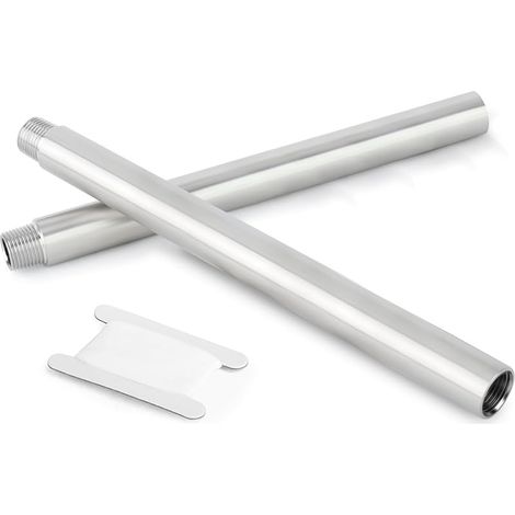 2 Stück 300 Mm 3/4" Innengewinde X 3/4" Außengewinde Bsp Nippel Gussrohrfittings Aus Edelstahl 304