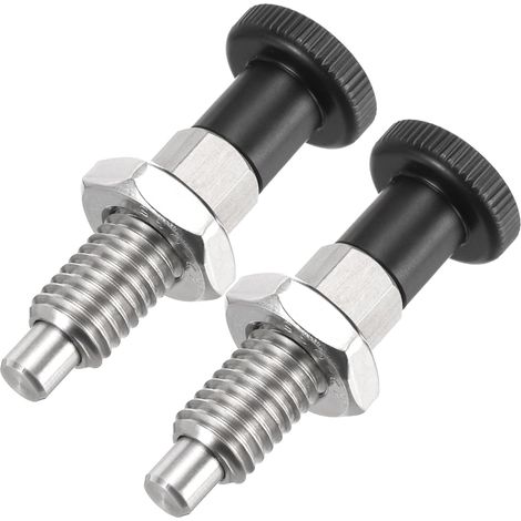 Push-fit Federdruckstift Mit Kugelspitze, 2 Stück M10 X 1,5 Rückholknopf Aus Edelstahl 304, Grobgewinde