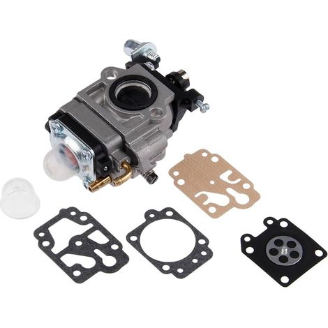 Vergaser-reparatursatz – 43 Cc 52 Cc 15 Mm Mit Vergaser-membran Und Dichtungen Für Motorsense Mp15 Cg430 Cg520 Bc430 Bc520, Rasenmäher, Kettensäge