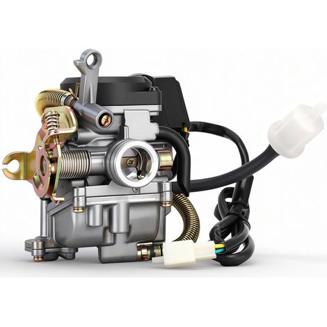 Cvk Pd18j Vergaser, 18mm Vergaser Für 4-takt Gy6 50cc Roller, 50cc 139qmb 139qma Dirt Bike Motocross Motorrad Go Karts Quad Atv Filly 50
