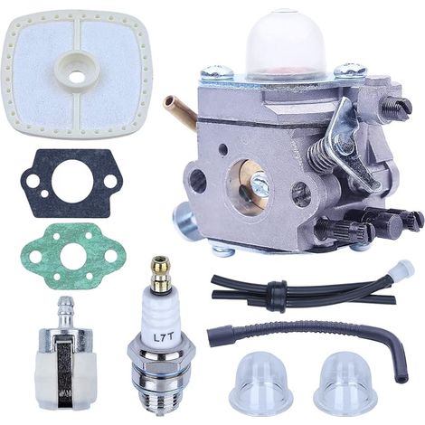 Vergaser-ersatzkit Für Echo Pb-2155, Pb-2100 Laubbläser Und Es-2100 Häcksler, Adefol Vergaser + Dichtungen + Schläuche + Luftfilter + Zündkerze 10-in-1 Ersatzteilset