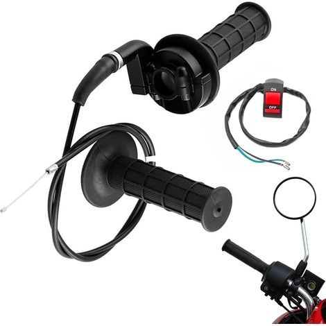 Gasgriff Mit Kabel, 7/8" 22mm Dreh-gasgriff, Rotierender Gasdrehgriff, Motorradzubehör Für 50-250cc Mini-bike, Atv, Quad, Pit Bike, Dirt Bike