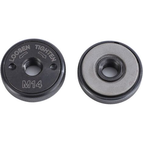 Schnellspannmutter Sds Clic M14, Kompatibel Mit Allen Winkelschleifern Von Aeg, Black & Decker, Dewalt, Flex, Hitachi, Metabo, Makita Usw., Schwarz