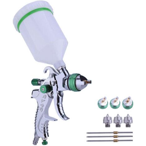 Hvlp-spritzpistole 600cc – Schwerkraftzufuhr – Düsen 1,4/1,7/2,0mm – Präzise Zerstäubung Für Dicke Beschichtungen