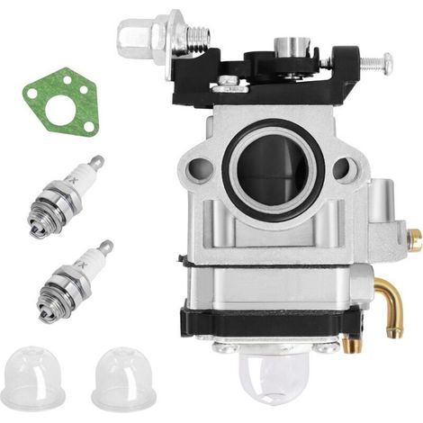 Vergaser Ersatz Für Heckenschneider Und Multifunktions-motorsense 5-in-1 43cc 47cc 49cc 50cc 52cc Mit Primerblase + Dichtung + Zündkerze