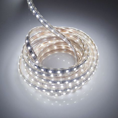 5-meter-led-streifen Mit Schalter, Ip65 Wasserdicht, 220v Led-band, Kaltweiß