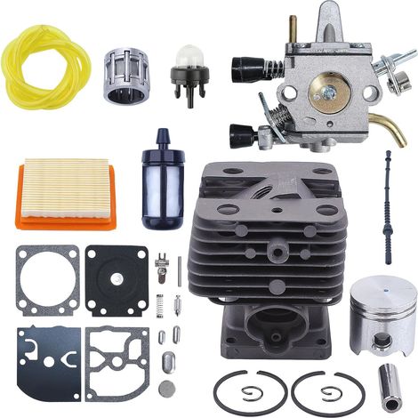 Zylinderkolben-kit 35mm Für Stihl Fs120 Fs200 Fs250 Rasentrimmer Mit Vergaser Luftfilter Vergaser-reparaturkit Ersatz Für 4134 120 0653