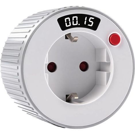 Minuteur Steckdose Countdown Mechanisch Programmierbare Steckdose Ac230v 16a 3680w Led-anzeige 24 Stunden Intervall 1 Minute Zeitschaltsteckdose Tm15
