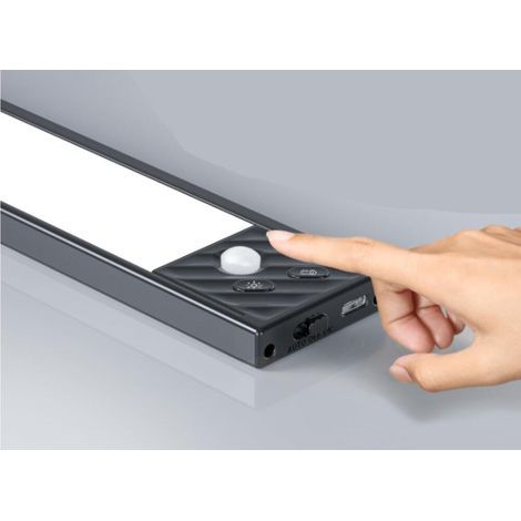 (3 Farben) Led-küchenleiste 40 Leds Küchenbeleuchtung Unter Schrank, Usb-aufladbar, Magnetisch, 1500mah Led Mit Bewegungsmelder Für Innenräume