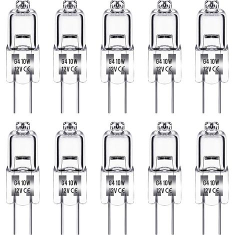 Spezielle Glühbirne, G4 12v 10w, 10er-pack