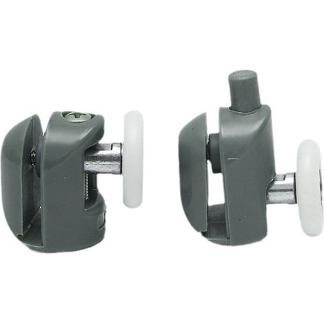 8 Stück Rollen Für Schiebetüren, Dusche 23mm, Rostfreie Dusch Türrollen, Für Duschkabine, Badezimmer Tür (4 Obere Und 4 Untere)