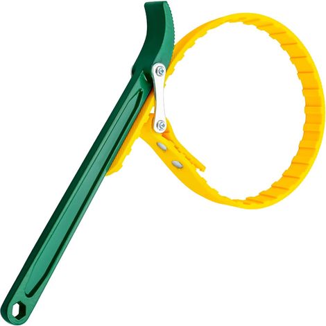 Verstellbarer Riemenschlüssel, Ölfilter Schlüssel, Multifunktionaler Filter-riemen-schlüssel Mit 22,5 Cm Griff, Entfernungswerkzeug Für Mechaniker Und Klempner