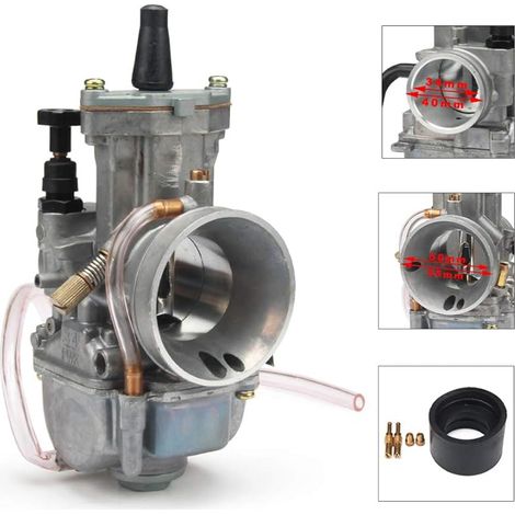 34 Mm Vergaser, Powerjet Pwk 30 Mm Motorradvergaser Für Dirt Bike, Motocross, Motorrad, Go-karts, Roller, Quad, Atv