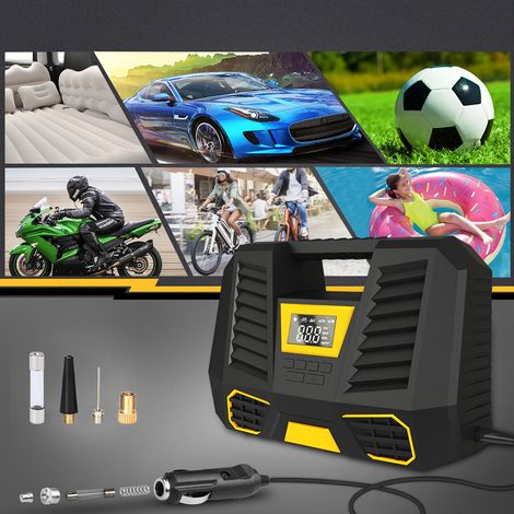 Tragbarer Akku-luftkompressor, 6000mah Schnell Aufblasender Luftkompressor, 12v Auto-luftkompressor, Mini-reifenpumpe Für Autos Mit Led-lampe, Reifenpumpe Für Auto, Fahrrad, Motorrad