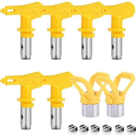 6 Stück Airless-düsen, Airless-spritzpistolen-düsen Für Hochdruck-farbspritzpistolen (typ 209, 315, 415, 517, 523, 619)