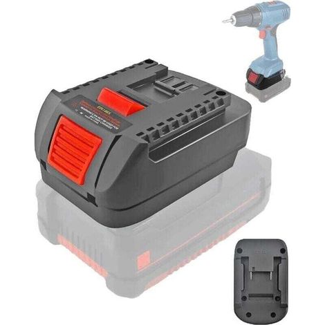 Ein18bs Batterieadapter Zur Umwandlung Von Einhell 18 V Power X-change Auf Bosch Professional 18 V System Elektrowerkzeug (nicht Pba), Batterieadapter Für Bosch Gba Werkzeug