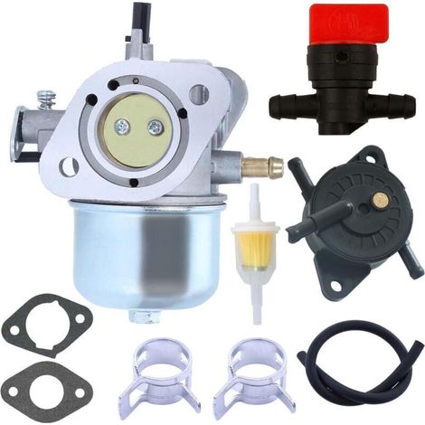 Vergasersatz Für Kawasaki Fh430v Fs481v Fh381v Fh541v Motor, Ersatzteile Vergaser + Dichtung + Kraftstoffpumpe + Kraftstofffilter Zubehör Rasenmäher