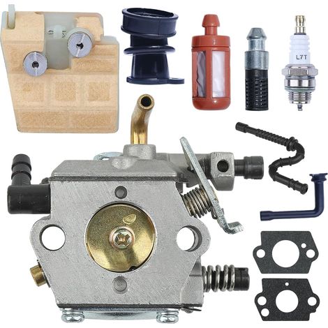 Vergaserkit Für Stihl 024, 026, 026c, Ms240, Ms260, Kettensägen-ersatzteil Mit Luftfilter, Kraftstofffilter, Ölfilter, Ansaugschlauch, Ölschlauch, Kraftstoffschlauch, Zündkerze