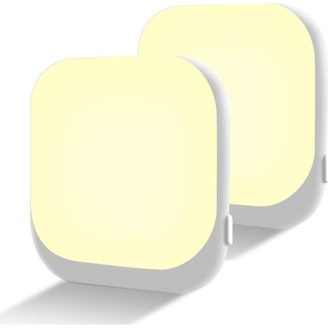 Bewegungsmelder-nachtlicht, Kinder-nachtlicht, 3 Helligkeitsstufen (ein/aus), Warmweiß 2700 K, Ideal Für Schlafzimmer, Treppenhaus, Flur - 2er-pack