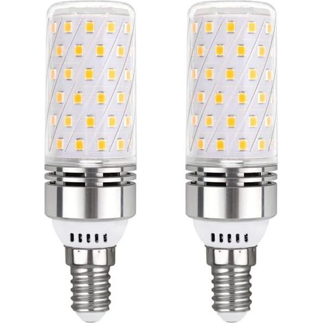 Led-glühbirne E14 12w Kaltweiß 6000k 1450lm, 84 Leds, Halogen-e14-lampe 100w Äquivalent, Ac 230v, Led-maiskolben-e14-birne Kalt Für Küche Haus, Nicht Dimmbar, 2 Stück [energieeffizienzklasse E]