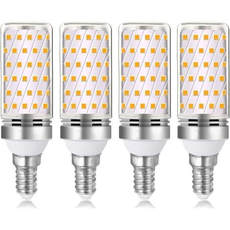Led-glühlampe E14 16w Warmweiß 3000k 1600lm, Entspricht Halogenlampe E14 100w 120w, Ac 230v, Nicht Dimmbar, 4er-pack