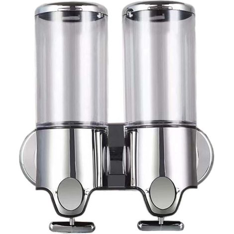 2er-set Wandseifenspender, 500 Ml – Manueller Seifenspender Für Desinfektionsmittel – Shampoo- Und Duschgelspender Für Wc, Badezimmer, Küche, Hotel Und Büro
