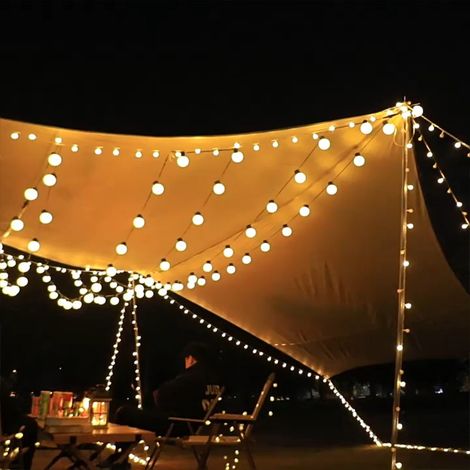 Lichterkette Außen Lichterkette Camping Led Lichterkette Outdoor 10m 40 Lichter
