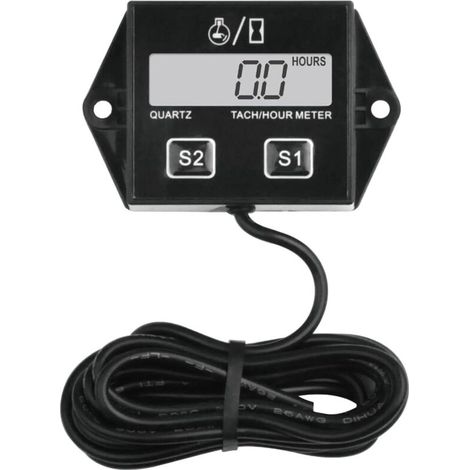 Digitaler Stundenzähler Und Tachometer, Austauschbare Batterie, Rpm-messer Für Roller, Rasenmäher, Traktor, Dirt Bike Und Generator