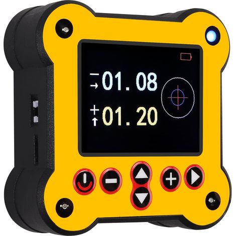 Zwei-achsen-digital-inclinometer Winkelmesser Doppelt ±60 ° Elektronisches Niveau Lcd-bildschirm Mit Usb-aufladung Ton-summer Gleichgewichtsanzeigen Magnetischer Winkelmesser ±0,02°