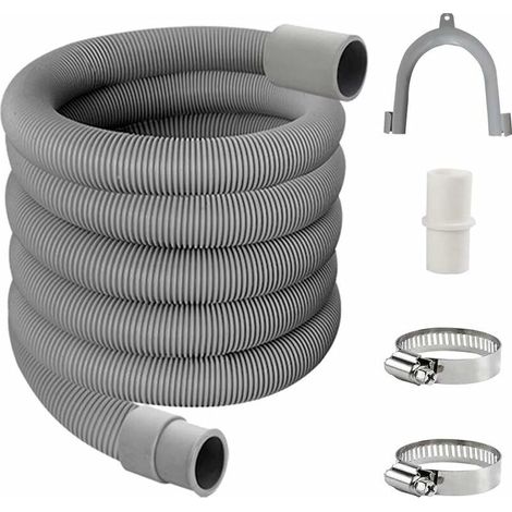 Abflussrohr, Verlängerungsset Für Waschmaschine, Ablaufschlauch Für Waschmaschine, Universeller Abflussschlauch, Wasserablaufschlauch, Waschmaschinenschlauch — 1,5 M