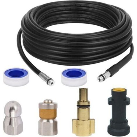 Rohrreinigungsschlauch 15m Für Hochdruckreiniger Karcher Professionelle Rohrreinigung Kompatibel Mit K2-k7/hd/hds 180bar 60°c