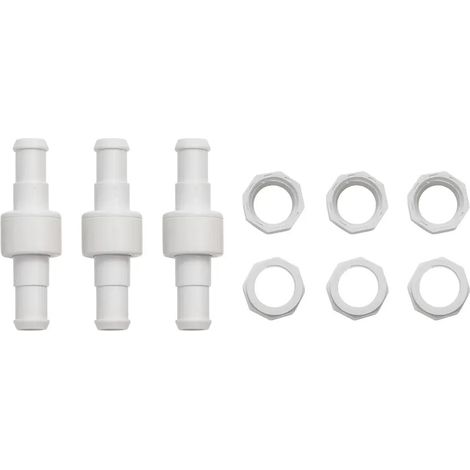 Poolsauger Schwenkrohr Mit Kugellager D20 Ersatz Für Polaris 180 280 380 3900 Poolsauger Kugellager-schwenkstück D20 D-20 3er-pack In Weiß
