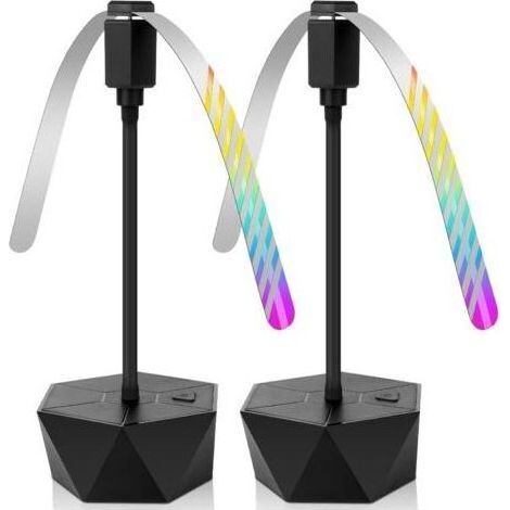 Anti-fliegen-ventilator, Faltbarer Und Hängender Abweisender Ventilator, Keine Chemikalien Erforderlich, 2er-pack Anti-mücken-ventilatoren Für Picknick Und Grillen