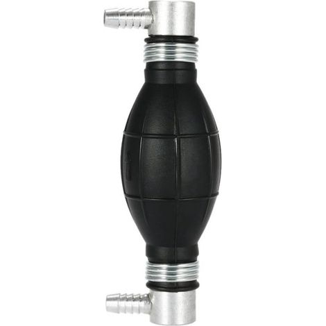 Benzin-handpumpe Aus Gummi – Ansaugbirne Für Kraftstoff Für Autos, Motorräder Und Boote 10 Mm (schwarz)