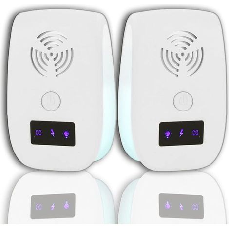 Steckbarer Parasitenabwehr, Ultraschall-parasitenabwehr, Elektronisches Abwehrmittel - Insektenabwehr Gegen Mücken, Mäuse, Spinnen Und Kakerlaken (2er-pack)
