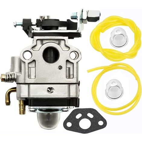 Vergaser Ersatz Für Heckenschneider Und Rasentrimmer 22cc 26cc 33cc 34cc 36cc, 11mm Vergaser Motor Für Rasentrimmer Kit Mit Dichtung Und Schlauch