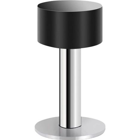 Wandtürstopper, 1 Stück, 80 Mm, Wandschutz Für Türgriff Aus Edelstahl Mit Gummipuffer, Selbstklebender Wandtürstopper Zur Wandmontage Und Zum Schutz Der Türen