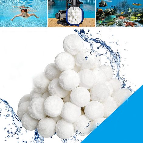 700g Poolfilterbälle, Ersetzt 25kg Sand Im Poolfilter, Filtermedium Aus Fasern Für Schwimmbäder, Filterbälle Für Filtersysteme