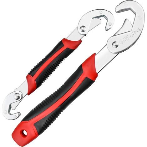 2er-set Verstellbare Schlüssel, Rollgabelschlüssel, Snap-grip Universalschlüssel, Multifunktionale Schraubenschlüssel, Einstellbares Schlüsselset 22-32mm, 15-32mm, 9-14mm