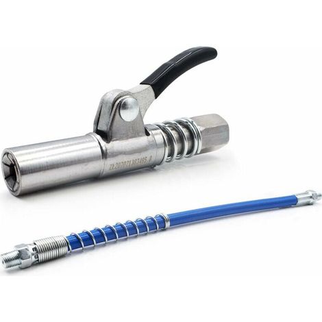 Fettspitzen-kupplung, G-kupplung Für Original-fettpresse, Leicht Zu Drücken, Hochdruck-fettspitzen-kuppler Mit Flexiblem Schlauch (1 Stück Schlauch Enthalten)