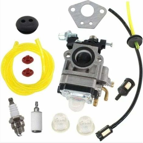 Vergaser Für Rasentrimmer 52cc 49cc 43cc, Vergaser-kit Mit Dichtung, Schlauch, Zündkerze Und Kraftstofffilter, Geeignet Für Eine Vielzahl Von Rasenmähern Und Rasentrimmern