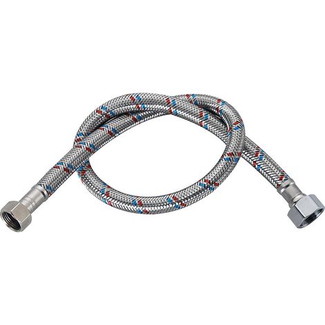 Drei Flexible Anschlussschläuche, Europäischer Standard 3/8, 304 Edelstahlgeflecht, 20 Cm Lang [kupferkappe], Geeignet Für Mischbatterien, Waschbecken Usw.