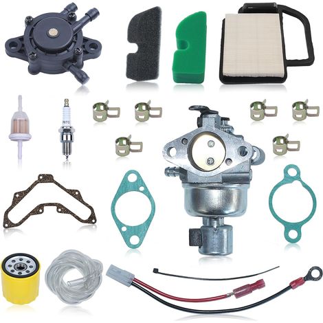 Adefol Vergaser Für Husqvarna Yth20k46 Lth1842 Yth2042 Rasenmäher, Für Kohler 20-853-33-s Cv460 Cv493 Vergaser Mit Luftfilter, Kraftstofffilter