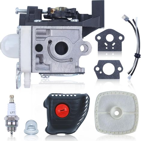 Adefol Vergaser-kit Für Echo Srm-225 Pas 225 Gt225 Gt-225 Srm225 Pe225 Pe-225 Pas225 Rasenmäher, Mit Ölschlauchverschluss + Zündkerze, Ersatz Rb-k93 A021001690