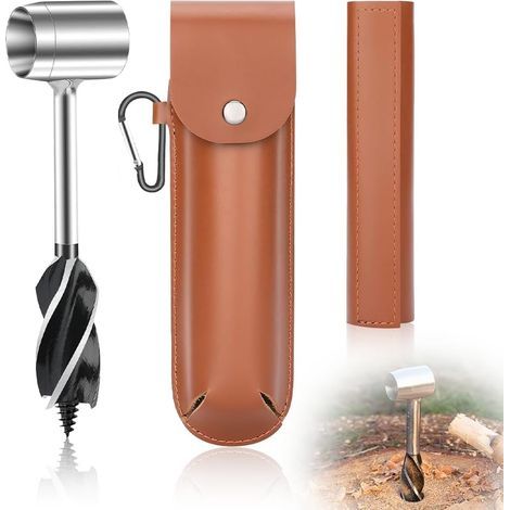Handbohrer, Handbohrer Für Holz, Holzschrauben, Manuelle Bushcraft-werkzeuge, Vielseitiger Handbohrer Für Holzarbeiten, Camping Und Outdoor-wandern