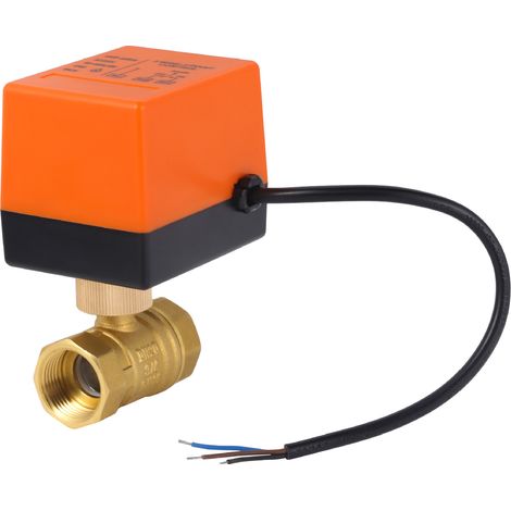 Hochwertiges 3-draht-2-punkt-elektro-kugelhahnventil-set Ac230v, Geeignet Für Systeme, Dn25