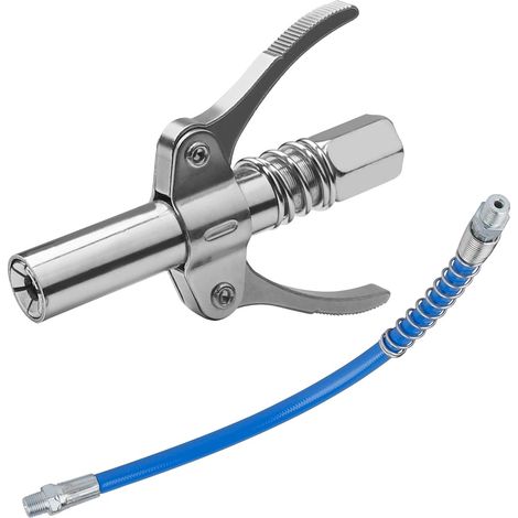 Fettpistolen-kupplung Für Alle Typen, Fett-pumpenanschluss Mit 10.000 Psi Und 30 Cm Schlauch Für Elektrische, Pneumatische Und Manuelle Geräte, Doppelter Griff