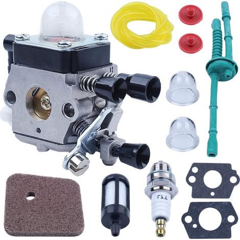 Gubeter Vergaser-kit Für Stihl Fs45 Fs46 Fs55 Fs55r Fc55 Fs38 Fs55rc Km55 Hl45 Km55r Sp85, Für Zama C1q-s66, C1q-s71, C1q-s97 A, C1q-s143, C1q-s153, C1q-s186