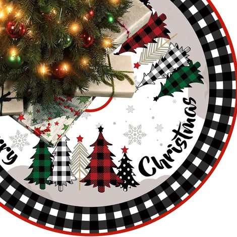 Weihnachtsbaumrock 120cm, Runder Weihnachtsbaumrock, Weihnachtsbaumfußabdeckung, Weihnachtsbaumfußdecke, Weihnachtsbaummatten Zur Dekoration